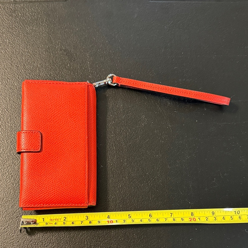 Coach Orange Wristlet Wallet - Picture 2 of 4